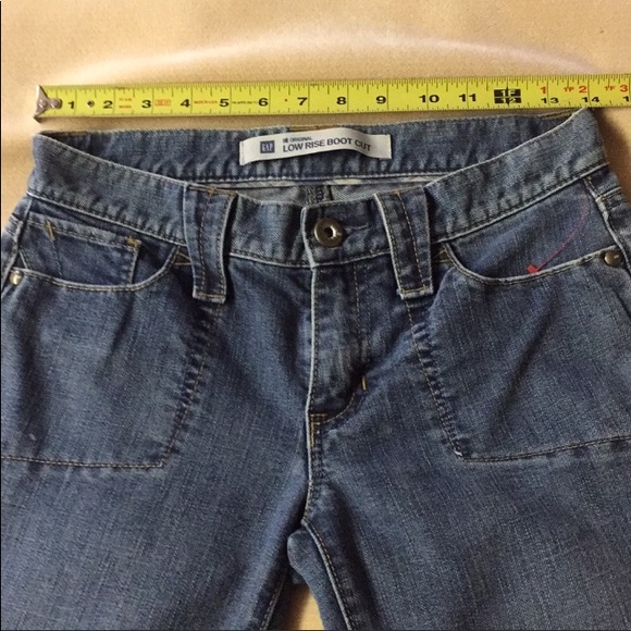 Gap original low rise boot cut jeans inseam 28 - Picture 3 of 8